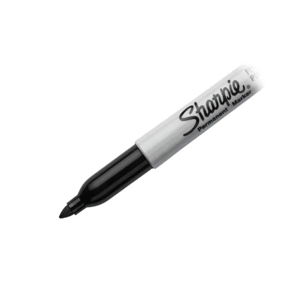 Pack of 12 Black Sharpie Fine Permanent Marker Pens