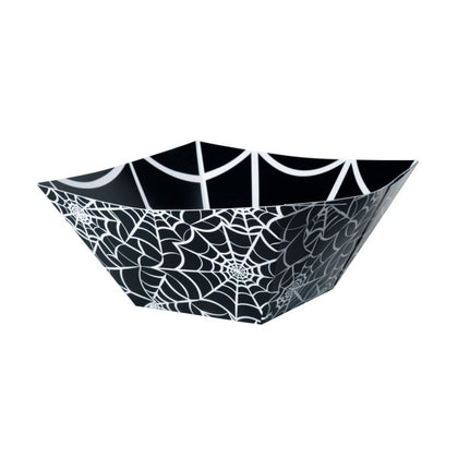 Spider Web Halloween Square Paper Bowl