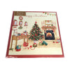 Pack of 6 'Traditional Fire & Stockings' Design Christmas Greeting Cards