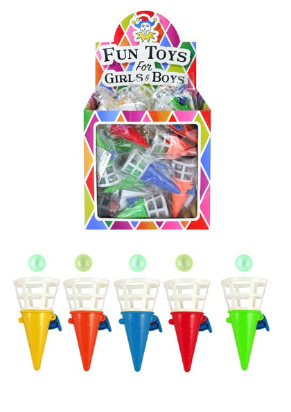 Pack of 48 Game Click Catch 7cm Assorted Colours