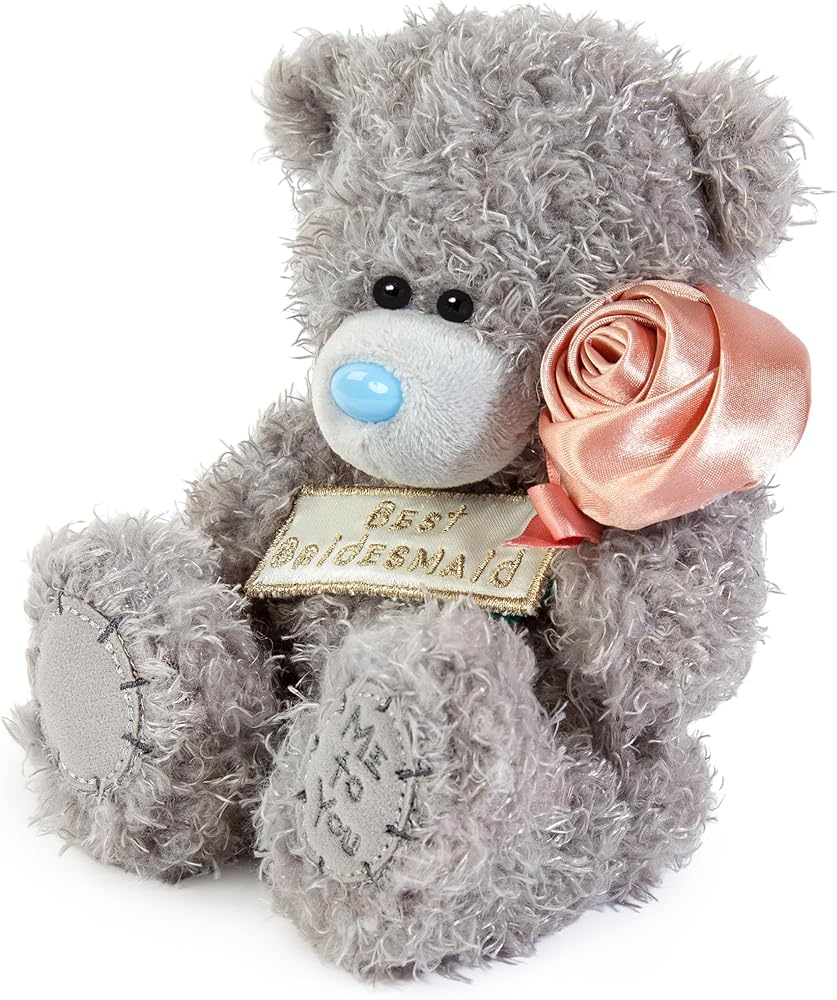 Me to You Best Bridesmaid 15cm Plush Bear Wedding Day Bridesmaid Gift Official Collection