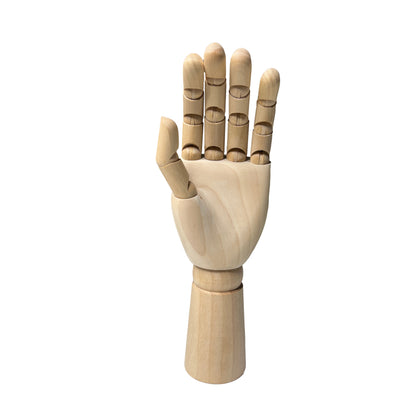 Large Wooden Left Hand Manikin 30cm (12