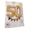 You Are 50 Today Let's Party Balloon Boutique Greeting Card
