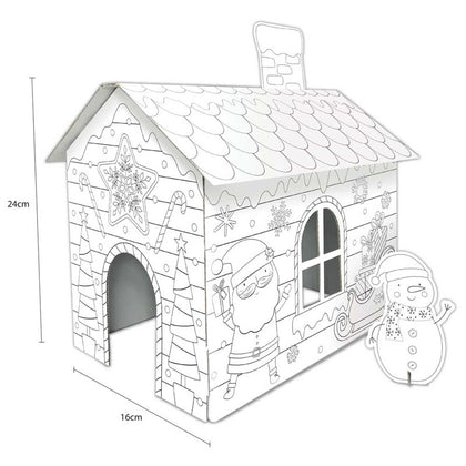 Colour Your Own Christmas House Craft Activity Set