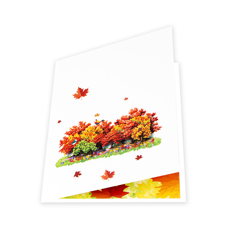 Majestic Maple Autumn 3D Pop Up Greeting Card
