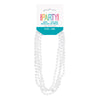 Pack of 2 Plastic Pearl Party Bead Necklaces