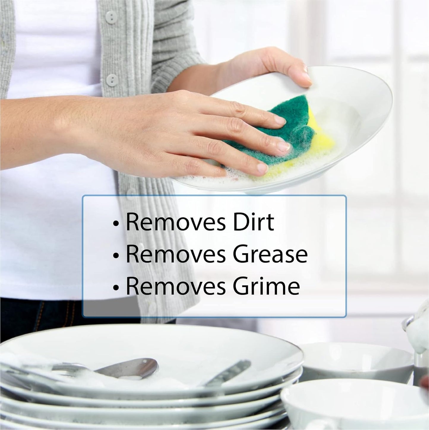 Pack of 50 Coloured Sponge Scourers