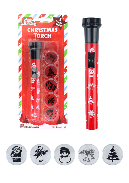 Christmas Torch with 5 Image Covers