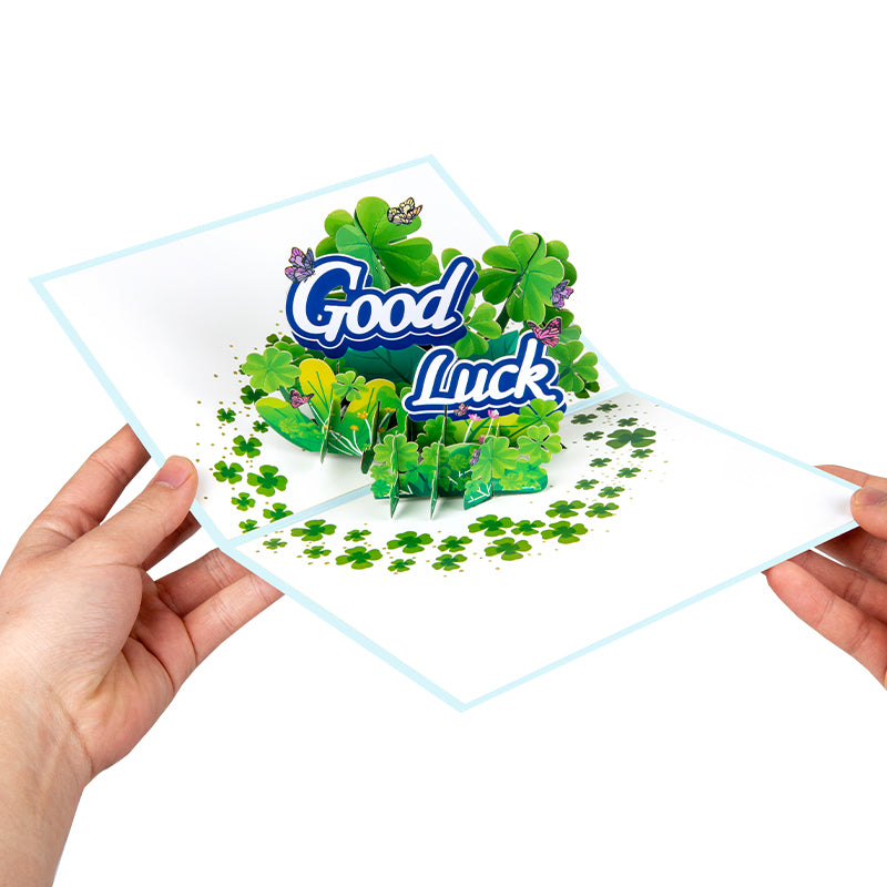 Petals of Positivity 3D Pop Up Good Luck Card