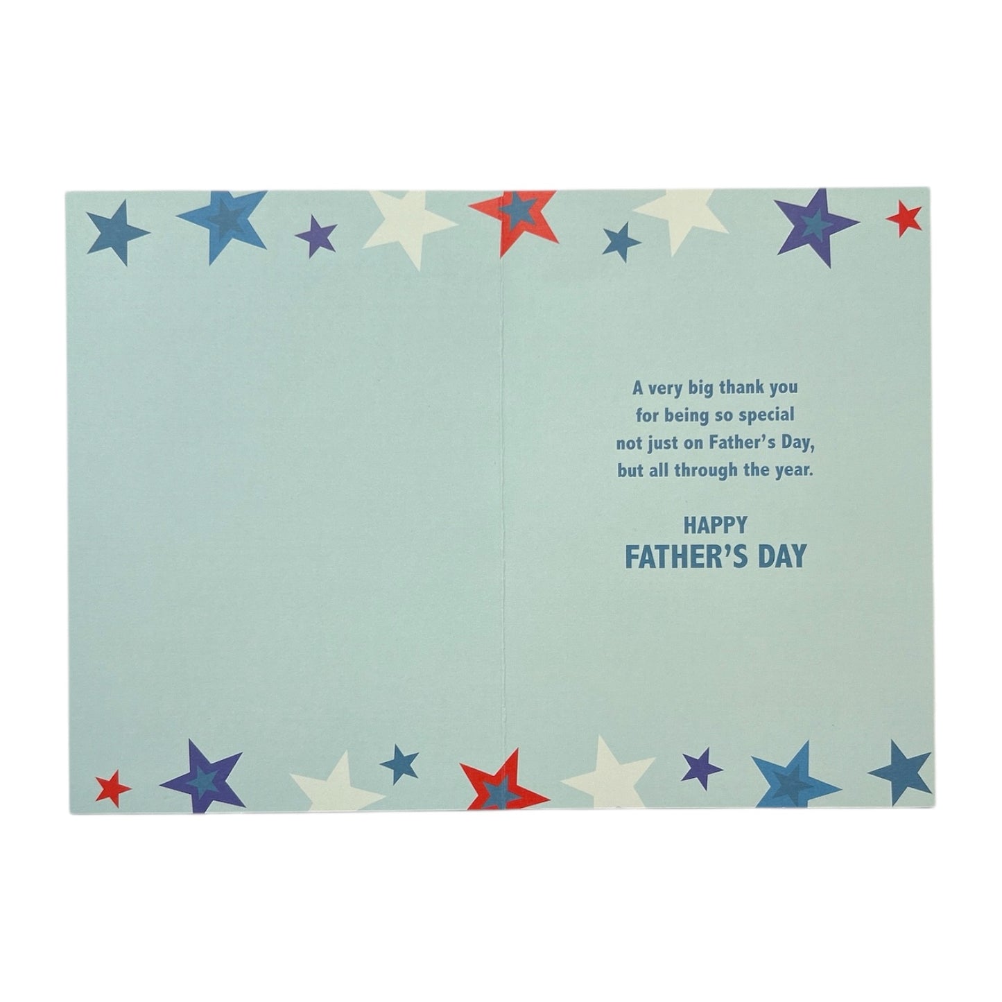 To My Husband Colourful Stars Design Father's Day Card