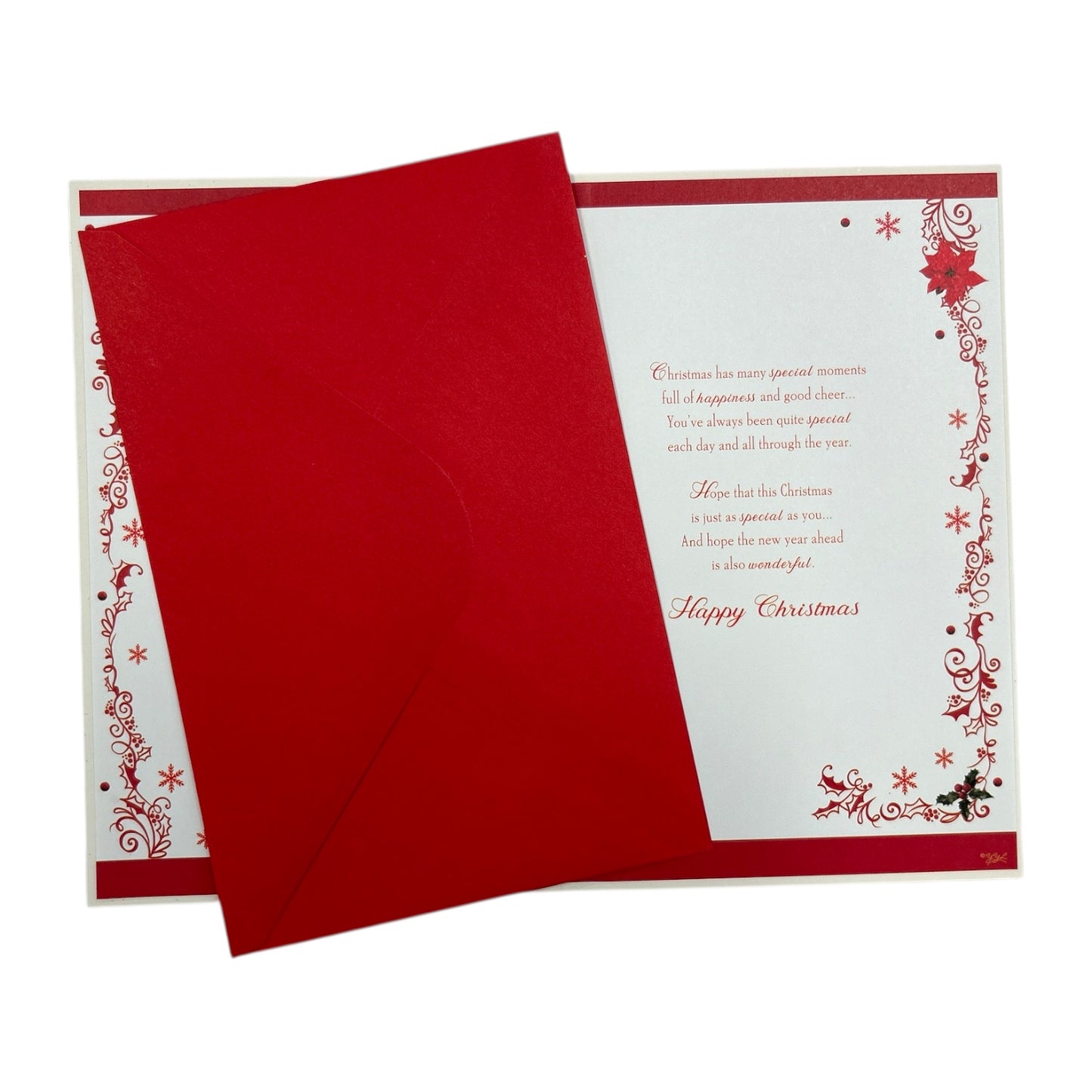 With Love to a Wonderful Granddaughter Christmas Card