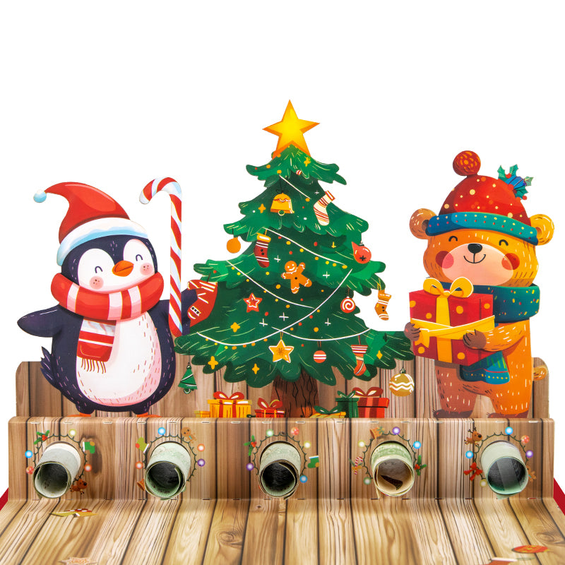 Festive Friends Money Gift 3D Pop Up Christmas Card