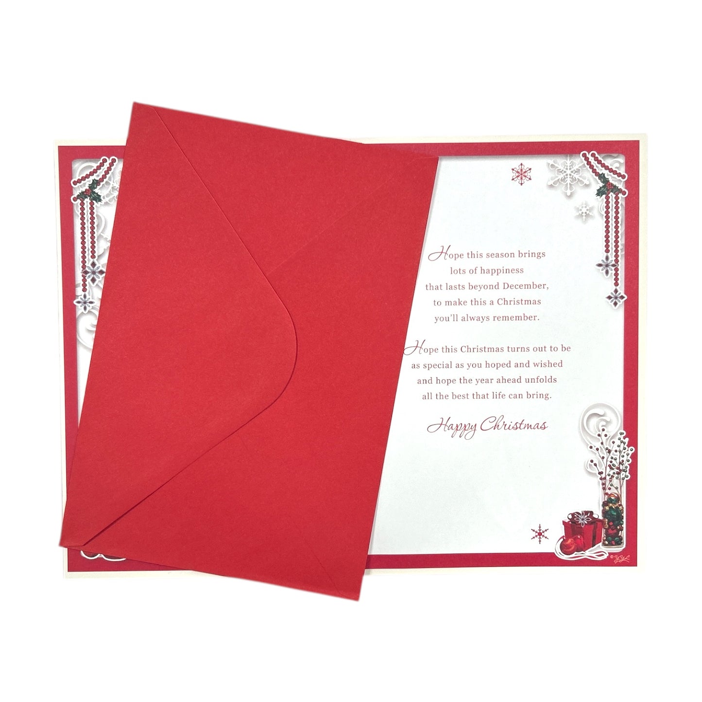 To a Dear Sister In Law Simply Beautiful Wishes Verse Christmas Card