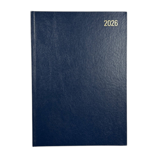 Janrax 2026 A4 Week To View Blue Desk Diary
