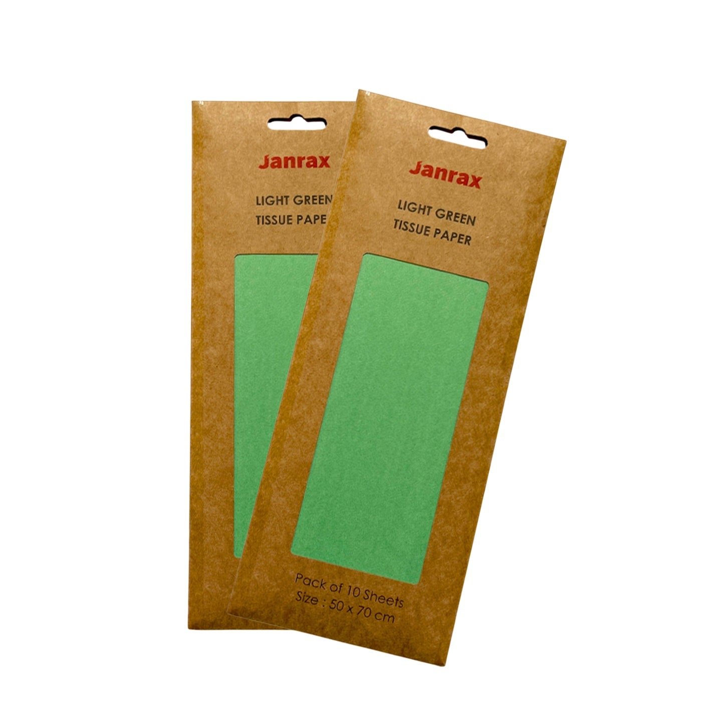 Pack of 200 Light Green Acid Free 50 x 70cm Tissue Paper Sheets
