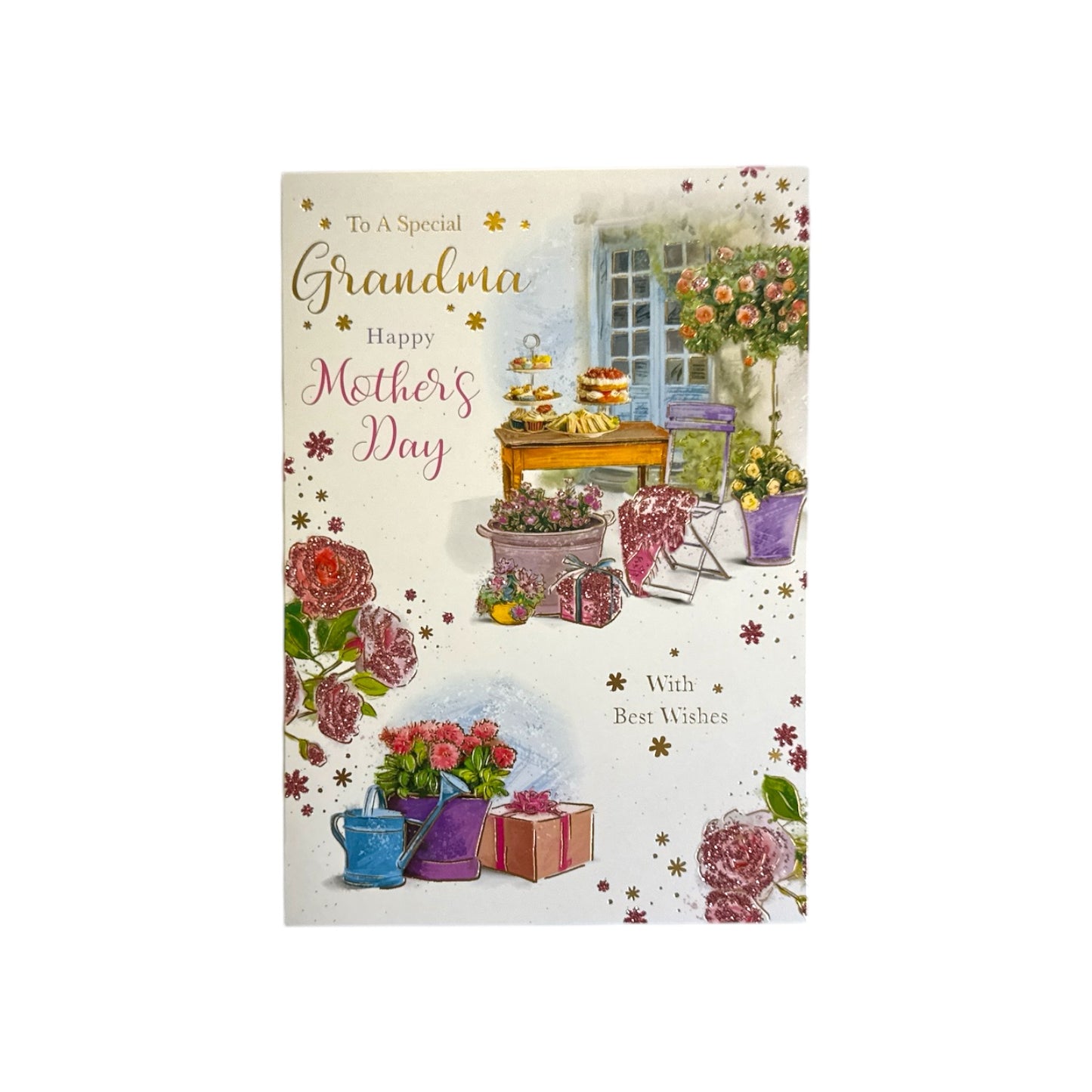 To A Special Grandma Garden Scene Design Mother's Day Card
