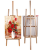 Beech Wood Antique Adjustable Painting Stand Display Tripod Easel 51 x 71 x 142cm