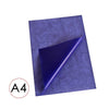 Pack of 100 A4 Blue Carbon Paper Sheets