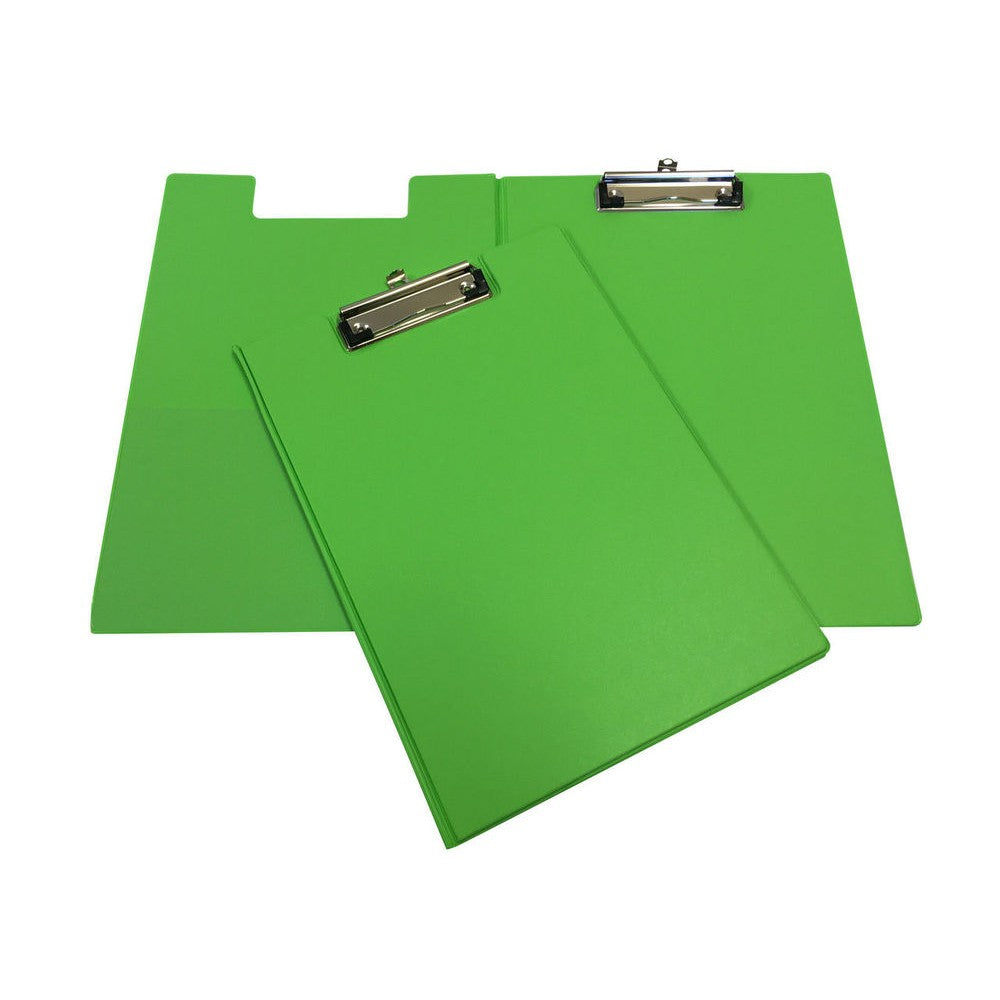 Janrax A4 Neon Green Foldover Clipboard