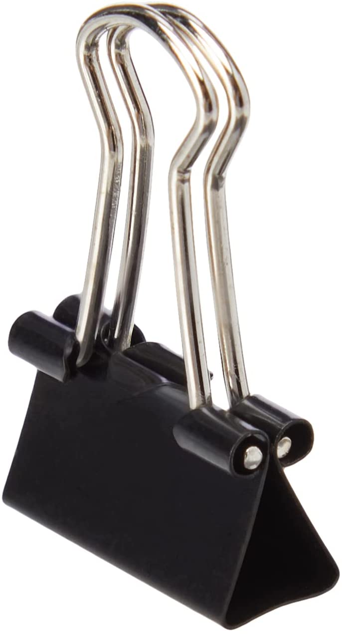 Q-Connect Foldback Clip 16mm Black (Pack of 10) KF03650