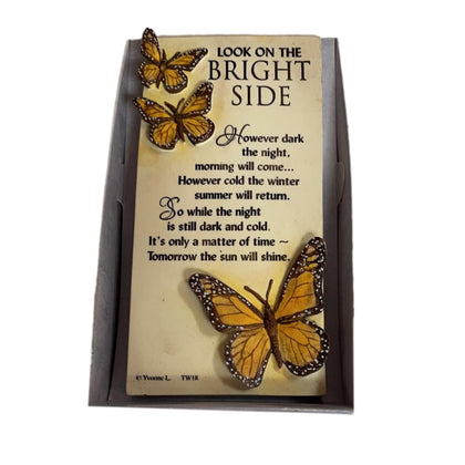 Look On The Bright Side Timeless Words Plaque