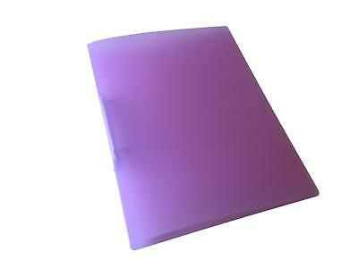 A4 Slim Pink Translucent Ringbinder