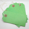 250 Large Reinforced Green Strung Tags Luggage Labels 120 x 60mm