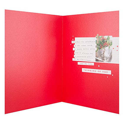 Christmas Caring Thoughts Card 'With Love'