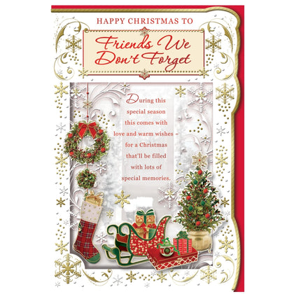 Friends We Don’t Forget Special Memories Christmas Card