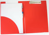 Q-Connect PVC Foldover Clipboard Foolscap Red