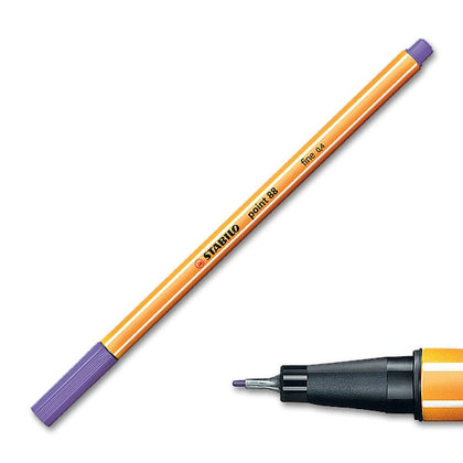 Violet Stabilo Fine Point 88 Fineliner Pen