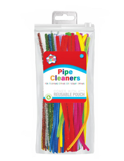 Pack of 50 Assorted Pipe Cleaners