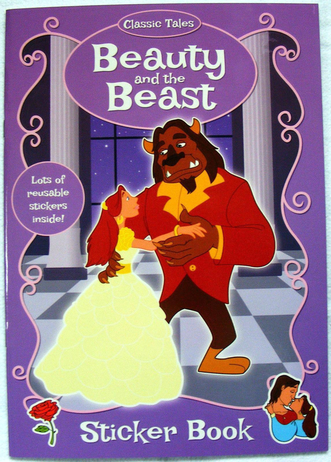 Beauty and the Beast Fairy Tale Children Sticker Book