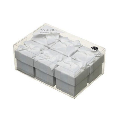 Xpressions Wedding Favour Boxes White Pack Of 6