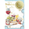 Happy Birthday With Best Wishes Open Male Celebrity Style Birthday Card