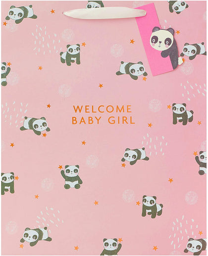 Welcome Baby Girl Large Size Gift Bag