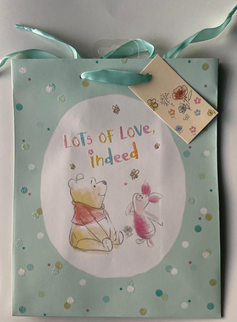 Hallmark Winnie the Pooh Gift Bag  Medium