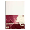 Pack of 50 A3 160gsm White Card Sheets by Premier Activity
