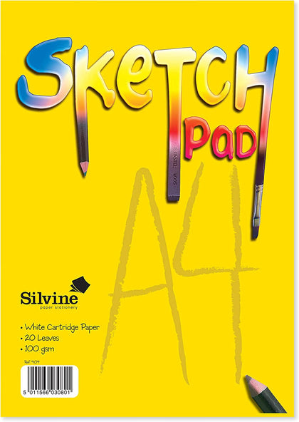 A4 20 Sheets Portrait Sketch Pad