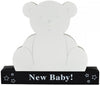 Signature Plaque New Baby Teddy Bear