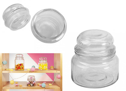 300ml Retro Glass 'Sweetie' Jar