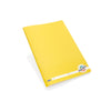 A4 120 Pages Sunshine Yellow Durable Cover Manuscript Book by Premto