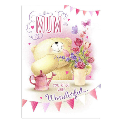 Forever Friends Mum 3D Holographic Birthday Card