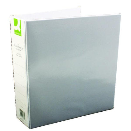 Pack of 6 A4 White Presentation 50mm 4D Ring Binders