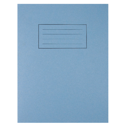 Pack of 100 229x178mm Blue Exercise Books 80 Pages - 7mm Squares