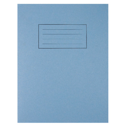 Pack of 100 229x178mm Blue Exercise Books 80 Pages - 7mm Squares