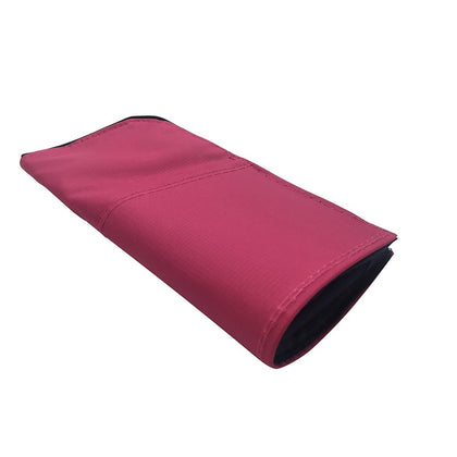 Pink Standing Zipped Pencil Case Make Up Bag