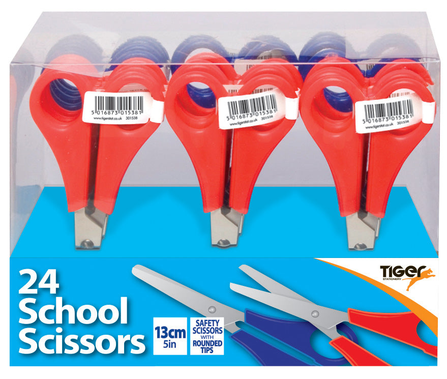 Round Tip 5 Inch / 13 cm School Scissors– Choice Wholesale
