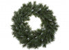 24" PVC Christmas Wreath With 160 Tips & Snow Effect