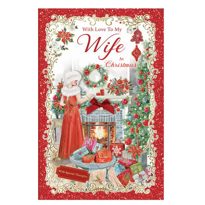 With Love to My Wife With Special Thoughts Christmas Card